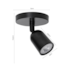 SPOT DE SOBREPOR LED BASIC COM CANOPLA 4000K 7W BIVOLT PRETO | NORDECOR 6133