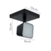 SPOT DE SOBREPOR LED CYLIN 3000K 7W BIVOLT 13,3X8X8CM POLICARBONATO PRETO | NORDECOR 6267