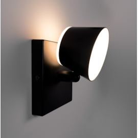 SPOT DE SOBREPOR LED CYLIN 3000K 7W BIVOLT Ø8X13,3CM POLICARBONATO PRETO | NORDECOR 6265