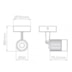 SPOT DE SOBREPOR LED FOCCO 25° EXTERNO 3000K 7W BIVOLT 7,55X5X8,9CM ALUMÍNIO PRETO | STELLA STH7701/30