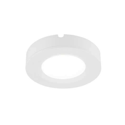 SPOT DE SOBREPOR LED LYAS REDONDO 3000K 2W BIVOLT BRANCO | NORDECOR 6167 SPOT DE SOBREPOR LED LYAS REDONDO 3000K 2W BIVOLT BRANCO | NORDECOR 6167