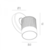 SPOT DE SOBREPOR LED MINI PERGO DE CANOPLA MARQUISE E PERGOLADO EXTERNO PRETO 3W 2700K | INTERLIGHT 4037-FE-S