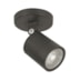 SPOT DE SOBREPOR LED MINI PERGO DE CANOPLA MARQUISE E PERGOLADO EXTERNO PRETO 3W 2700K | INTERLIGHT 4037-FE-S