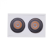 SPOT DE SOBREPOR LED POWERUS 2 FOCOS IRC 90 3000K 4W BIVOLT 7X5,5X3,6CM BRANCO | NORDECOR 6397