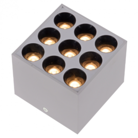 SPOT DE SOBREPOR LED POWERUS 9 FOCOS IRC 90 3000K 18W BIVOLT 8,1X9,6X9,6CM BRANCO | NORDECOR 6387 SPOT DE SOBREPOR LED POWERUS 9 FOCOS IRC 90 3000K 18W BIVOLT 8,1X9,6X9,6CM BRANCO | NORDECOR 6387