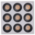SPOT DE SOBREPOR LED POWERUS 9 FOCOS IRC 90 3000K 18W BIVOLT 8,1X9,6X9,6CM BRANCO | NORDECOR 6387