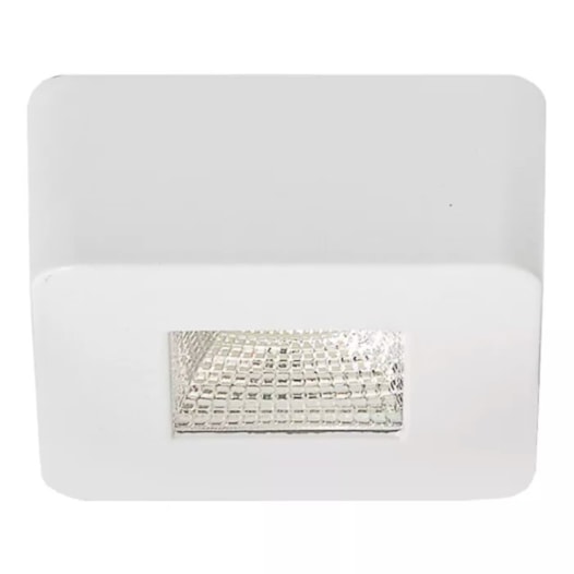 SPOT DE SOBREPOR LED SATERI QUADRADO 3000K 5W BIVOLT 6,2X6,2X2,6CM ALUMÍNIO BRANCO | BELLA ILUMINAÇÃO SAT1ST01BR006 SPOT DE SOBREPOR LED SATERI QUADRADO 3000K 5W BIVOLT 6,2X6,2X2,6CM ALUMÍNIO BRANCO | BELLA ILUMINAÇÃO SAT1ST01BR006