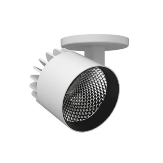 SPOT DE SOBREPOR LED SIRIUS ECO DE CANOPLA BIVOLT 10W 2700K | INTERLIGHT 2015-AB-W