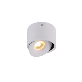SPOT DE SOBREPOR LED SKEL 3000K 7W BIVOLT Ø9X10CM ALUMÍNIO BRANCO | NORDECOR 6316 SPOT DE SOBREPOR LED SKEL 3000K 7W BIVOLT Ø9X10CM ALUMÍNIO BRANCO | NORDECOR 6316