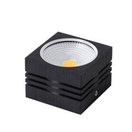 SPOT DE SOBREPOR LED VIENA 3000K 10W BIVOLT 5,7X8X8CM METAL PRETO | NORDECOR 6205