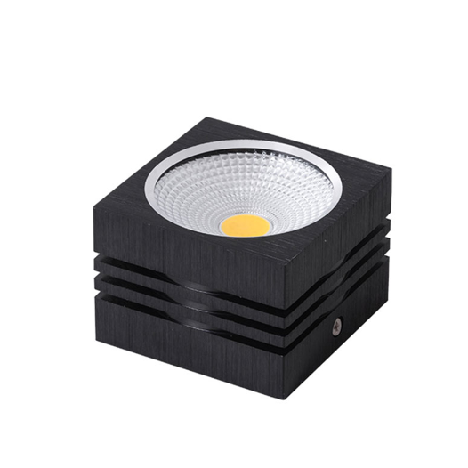 SPOT DE SOBREPOR LED VIENA 3000K 10W BIVOLT 5,7X8X8CM METAL PRETO | NORDECOR 6205