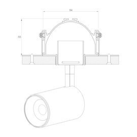 SPOT DE SOBREPOR P/ PERFIL LED 7W ALUMÍNIO | MISTERLED SLED9008SP S40 SPOT DE SOBREPOR P/ PERFIL LED 7W ALUMÍNIO | MISTERLED SLED9008SP S40