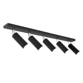 SPOT DE SOBREPOR PIPE 5 SPOTS MINI DICROICA 80X6,5CM METAL | TKS 1205 SPOT DE SOBREPOR PIPE 5 SPOTS MINI DICROICA 80X6,5CM METAL | TKS 1205