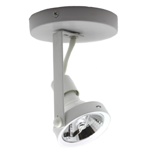 SPOT DE SOBREPOR USUAL Ø7,5CM ALUMÍNIO E ABS BRANCO | SKYLIGHT SKY-140BR