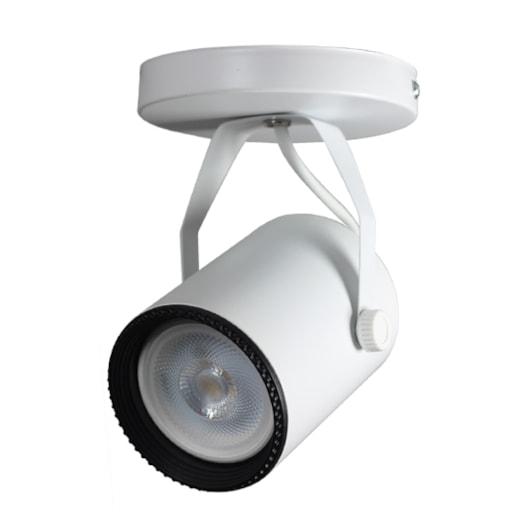 SPOT DE SOBREPOR USUAL Ø7,8X11,5CM ALUMÍNIO E ABS BRANCO | SKYLIGHT SKY-120BR SPOT DE SOBREPOR USUAL Ø7,8X11,5CM ALUMÍNIO E ABS BRANCO | SKYLIGHT SKY-120BR