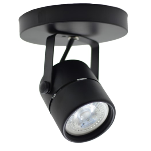 SPOT DE SOBREPOR USUAL Ø7,8X11,5CM ALUMÍNIO E ABS PRETO | SKYLIGHT SKY-160PTO SPOT DE SOBREPOR USUAL Ø7,8X11,5CM ALUMÍNIO E ABS PRETO | SKYLIGHT SKY-160PTO
