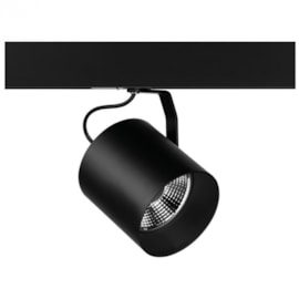 SPOT DE TRILHO FLOW AR111 Ø12,3X17CM ALUMÍNIO PRETO | STELLA STL22457PTO SPOT DE TRILHO FLOW AR111 Ø12,3X17CM ALUMÍNIO PRETO | STELLA STL22457PTO