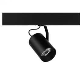 SPOT DE TRILHO FLOW AR70 Ø7,8X12,9CM ALUMÍNIO PRETO | STELLA STL22456PTO SPOT DE TRILHO FLOW AR70 Ø7,8X12,9CM ALUMÍNIO PRETO | STELLA STL22456PTO