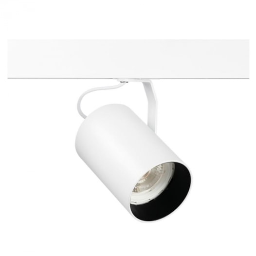 SPOT DE TRILHO FLOW CDMR PAR30 Ø10,4X16,1CM ALUMÍNIO BRANCO | STELLA STL22455BR