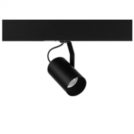 SPOT DE TRILHO FLOW DICROICA PAR16 Ø6X11,8CM ALUMÍNIO PRETO | STELLA STL22452PTO SPOT DE TRILHO FLOW DICROICA PAR16 Ø6X11,8CM ALUMÍNIO PRETO | STELLA STL22452PTO