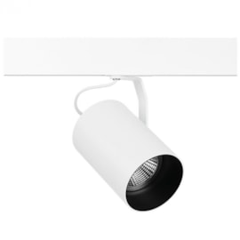 SPOT DE TRILHO FLOW PAR30 Ø10,4X16,1CM ALUMÍNIO BRANCO | STELLA STL22454BR SPOT DE TRILHO FLOW PAR30 Ø10,4X16,1CM ALUMÍNIO BRANCO | STELLA STL22454BR