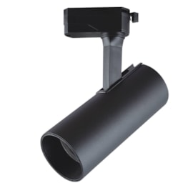 SPOT DE TRILHO LED BEZEL 3000K 15W BIVOLT ALUMÍNIO E ABS PRETO | SKYLIGHT SKY-1015/30PTO SPOT DE TRILHO LED BEZEL 3000K 15W BIVOLT ALUMÍNIO E ABS PRETO | SKYLIGHT SKY-1015/30PTO