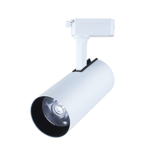 SPOT DE TRILHO LED BEZEL 3000K 7W BIVOLT ALUMÍNIO E ABS BRANCO | SKYLIGHT SKY-1007/30BR SPOT DE TRILHO LED BEZEL 3000K 7W BIVOLT ALUMÍNIO E ABS BRANCO | SKYLIGHT SKY-1007/30BR