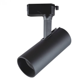 SPOT DE TRILHO LED BEZEL 4000K 15W BIVOLT ALUMÍNIO E ABS PRETO | SKYLIGHT SKY-1015/40PTO SPOT DE TRILHO LED BEZEL 4000K 15W BIVOLT ALUMÍNIO E ABS PRETO | SKYLIGHT SKY-1015/40PTO