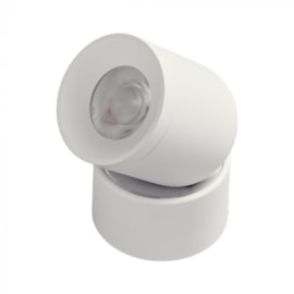 SPOT DE TRILHO LED INFINITY DOTTO IRC 90 4000K 7W 48V Ø5,4X9,8CM ALUMÍNIO BRANCO | PIX ILUMINAÇÃO 36507625