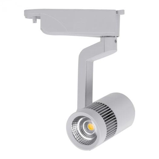 SPOT DE TRILHO LED PREMIER 3000K 10W BIVOLT 3,2X10,4X11,5CM ALUMÍNIO BRANCO | NORDECOR S33111