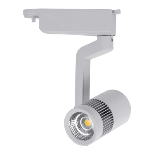 SPOT DE TRILHO LED PREMIER 3000K 10W BIVOLT 3,2X10,4X11,5CM ALUMÍNIO BRANCO | NORDECOR S33111 SPOT DE TRILHO LED PREMIER 3000K 10W BIVOLT 3,2X10,4X11,5CM ALUMÍNIO BRANCO | NORDECOR S33111