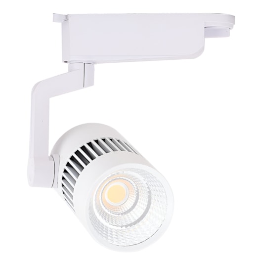 SPOT DE TRILHO LED PREMIER 4000K 30W BIVOLT 10X17,4X15CM ALUMÍNIO BRANCO | NORDECOR S3232 SPOT DE TRILHO LED PREMIER 4000K 30W BIVOLT 10X17,4X15CM ALUMÍNIO BRANCO | NORDECOR S3232