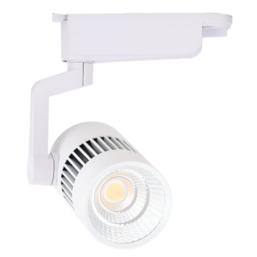 SPOT DE TRILHO LED PREMIER 4000K 30W BIVOLT 10X17,4X15CM ALUMÍNIO BRANCO | NORDECOR S3232