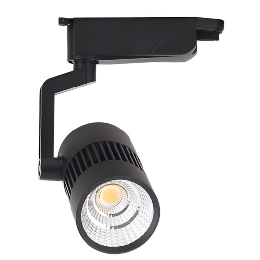 SPOT DE TRILHO LED PREMIER 4000K 30W BIVOLT 10X17,4X15CM ALUMÍNIO PRETO | NORDECOR S3233