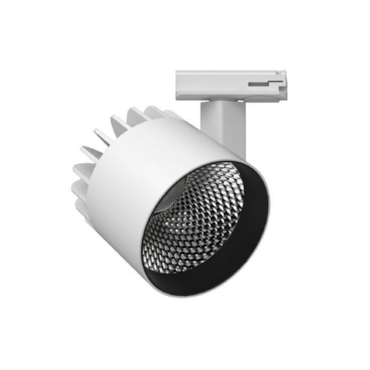 SPOT DE TRILHO LED SIRIUS ECO 2700K 20W BIVOLT IRC>80 20W 2700K | INTERLIGHT 2027-AB-W