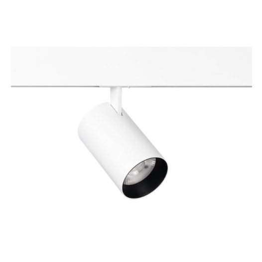 SPOT DE TRILHO LED TRACE IRC93 3000K 11W BIVOLT Ø7,4X10,5CM ALUMÍNIO BRANCO | STELLA STL22418BR/30