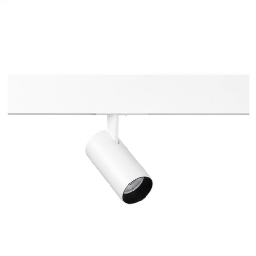 SPOT DE TRILHO LED TRACE IRC93 3000K 5W BIVOLT Ø5X8CM ALUMÍNIO BRANCO | STELLA STL22416BR/30