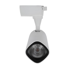 SPOT DE TRILHO LED VALIS 4000K 18W BIVOLT 6,6X11,7X7,1CM ALUMÍNIO BRANCO | NORDECOR S3224