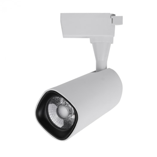 SPOT DE TRILHO LED VALIS 4000K 18W BIVOLT 6,6X11,7X7,1CM ALUMÍNIO BRANCO | NORDECOR S3224 SPOT DE TRILHO LED VALIS 4000K 18W BIVOLT 6,6X11,7X7,1CM ALUMÍNIO BRANCO | NORDECOR S3224