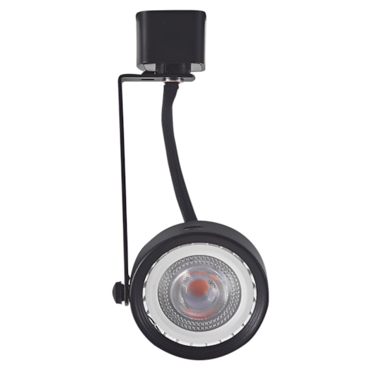 SPOT DE TRILHO MERAH 7,5X1,6X15,8CM ALUMÍNIO PRETO | NORDECOR S33011 SPOT DE TRILHO MERAH 7,5X1,6X15,8CM ALUMÍNIO PRETO | NORDECOR S33011