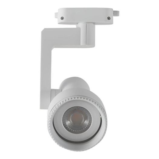 SPOT DE TRILHO OKO 7,5X13X7,5CM ALUMÍNIO BRANCO | NORDECOR S33040