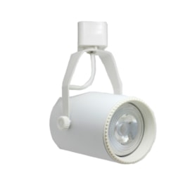 SPOT DE TRILHO USUAL Ø10,5X22CM ALUMÍNIO E ABS BRANCO | SKYLIGHT SKY-013BR