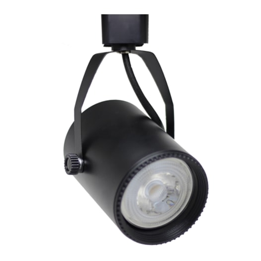 SPOT DE TRILHO USUAL Ø10,5X22CM ALUMÍNIO E ABS PRETO | SKYLIGHT SKY-013PTO SPOT DE TRILHO USUAL Ø10,5X22CM ALUMÍNIO E ABS PRETO | SKYLIGHT SKY-013PTO