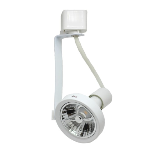 SPOT DE TRILHO USUAL Ø7,5CM ALUMÍNIO E ABS BRANCO | SKYLIGHT SKY-014BR