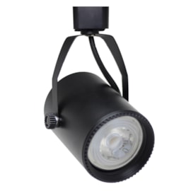 SPOT DE TRILHO USUAL Ø7,8X22CM ALUMÍNIO E ABS PRETO | SKYLIGHT SKY-012PTO SPOT DE TRILHO USUAL Ø7,8X22CM ALUMÍNIO E ABS PRETO | SKYLIGHT SKY-012PTO