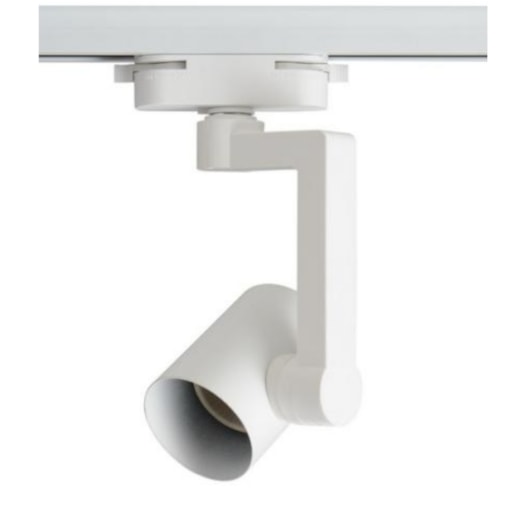 SPOT DE TRILHO VERSATILE Ø5X10,5CM ALUMÍNIO E ABS BRANCO | SKYLIGHT SKY-027BR