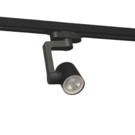 SPOT DE TRILHO VERSATILE Ø5X10,5CM ALUMÍNIO E ABS PRETO | SKYLIGHT SKY-010PTO SPOT DE TRILHO VERSATILE Ø5X10,5CM ALUMÍNIO E ABS PRETO | SKYLIGHT SKY-010PTO