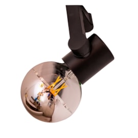 SPOT DE TRILHO VERSATILE Ø5X10,5CM ALUMÍNIO E ABS PRETO | SKYLIGHT SKY-027PTO SPOT DE TRILHO VERSATILE Ø5X10,5CM ALUMÍNIO E ABS PRETO | SKYLIGHT SKY-027PTO