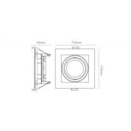 SPOT EMBUTIR RECUADO PAR30 DIRECIONÁVEL | ROMALUX 30203 SPOT EMBUTIR RECUADO PAR30 DIRECIONÁVEL | ROMALUX 30203