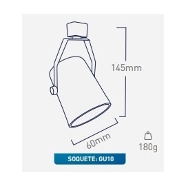 SPOT FENDA 1XMR16 | PIX 36506039 36506040 - Pix - MR16 - Branco SPOT FENDA 1XMR16 | PIX 36506039 36506040 - Pix - MR16 - Branco